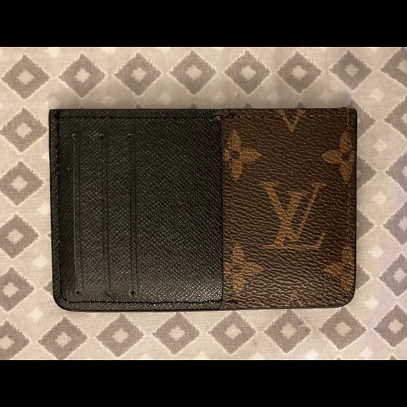 Louis Vuitton Neo Monogram Macassar Porte-cartes Card Holder Wallet - Picture 5 of 6